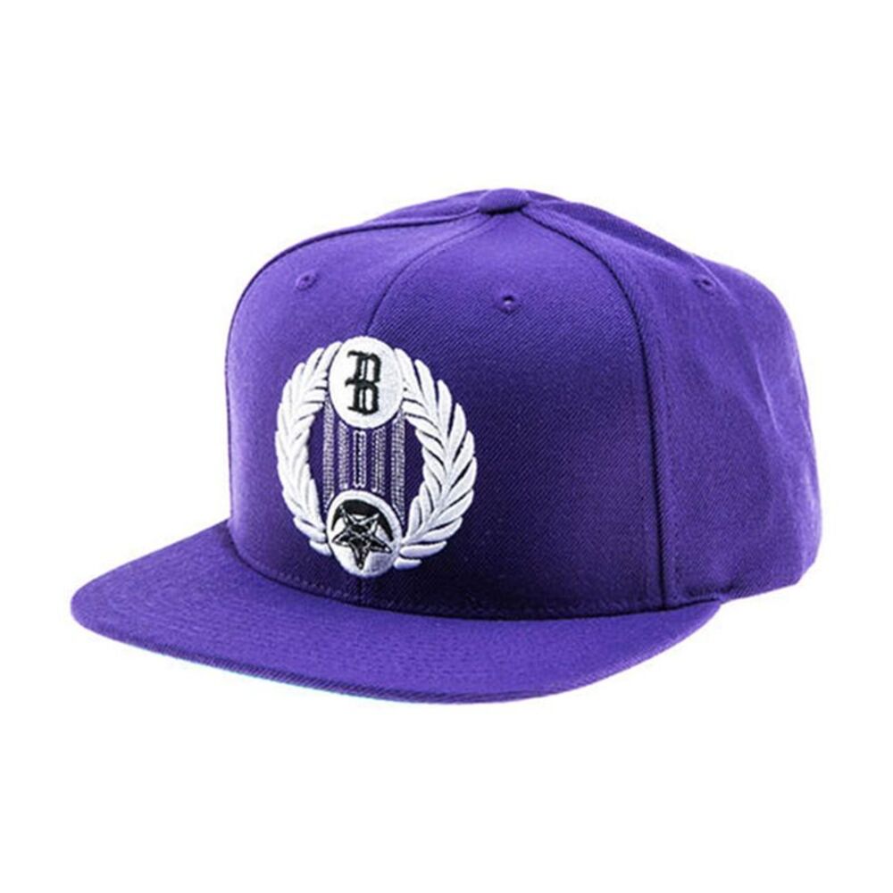 Black Scale Mens The Star Crescent Snapback Baseball Cap, NWT